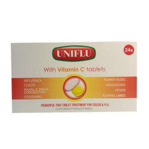 Uniflu With Vitamin C Tablets 24 Pack - O'Sullivans Pharmacy - Medicines & Health -