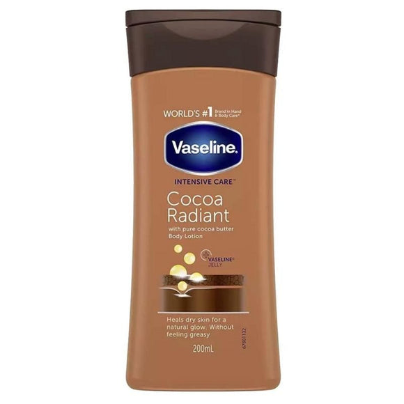 Vaseline Cocoa Radiant Lotion 200ml - O'Sullivans Pharmacy - Skincare - 8712561483094