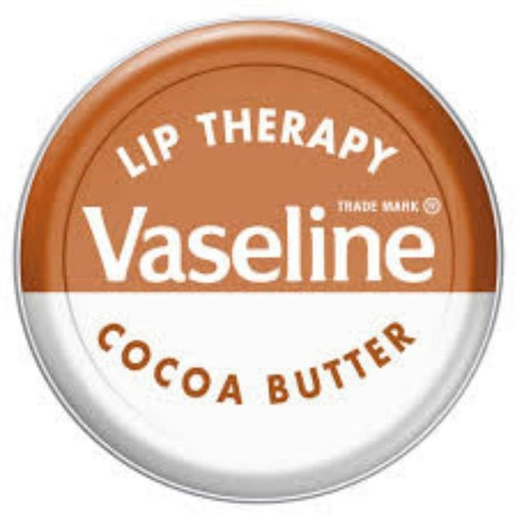 Vaseline Tin Lip Therapy Cocoa Butter Brown 20g - O'Sullivans Pharmacy - Skincare -