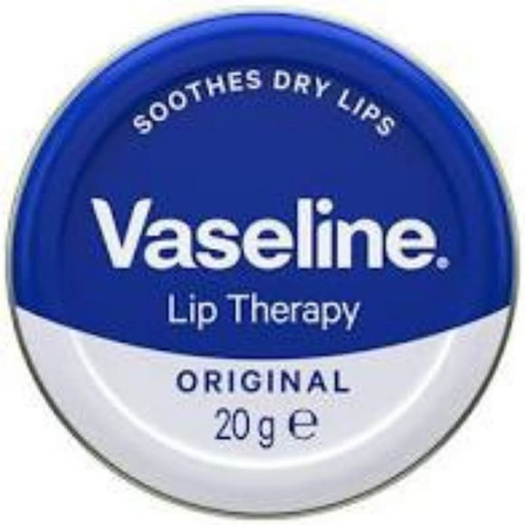 Vaseline Tin Lip Therapy Original Blue 20g - O'Sullivans Pharmacy - Skincare -