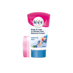 Veet Shower Cream Sensitive 150ml - O'Sullivans Pharmacy - Toiletries - 5011417549247