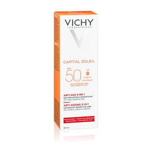 Vichy Capital Soleil Anti-Ageing SPF50+ 50ml - O'Sullivans Pharmacy - Skincare - 3337875585231