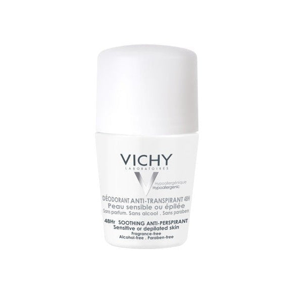 Vichy Deo Roll-On 48h Sensitive 50ml - O'Sullivans Pharmacy - Toiletries - 3337871320324