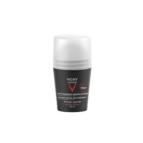 Vichy Homme Extreme Control 72hour Anti-Perspirant Deodorant 50ml - O'Sullivans Pharmacy - Toiletries - 3337871320362