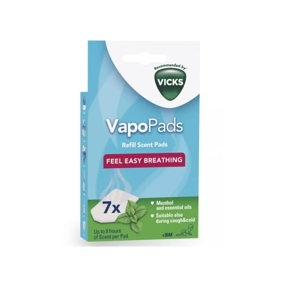 Vicks VapoPads Menthol 7 Pack - O'Sullivans Pharmacy - Medicines & Health - 4022167700858