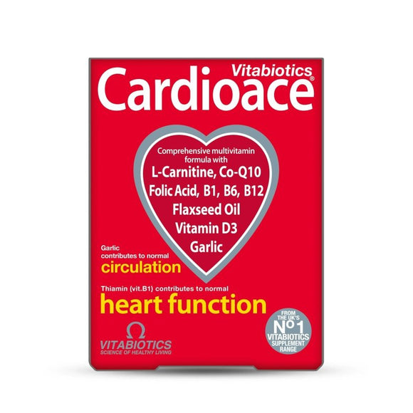 Vitabiotics Cardioace Capsules 30 Pack - O'Sullivans Pharmacy - Vitamins - 5021265221608