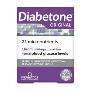 Vitabiotics Diabetone Tablets 30 Pack - O'Sullivans Pharmacy - Vitamins - 5021265242252