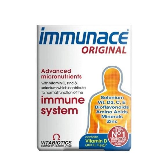 Vitabiotics Immunace Original Tablets 30 Pack - O'Sullivans Pharmacy - Vitamins - 5021265221424