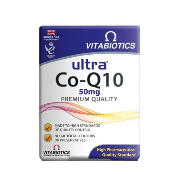 Vitabiotics Ultra COQ 10 Tablets 60 Pack - O'Sullivans Pharmacy - Vitamins - 5021265245222