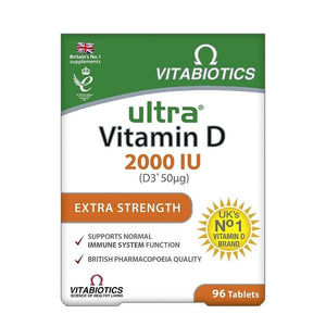 Vitabiotics Ultra D3 Vitamin D3 2000iu 50ug Tablets 60 Pack - O'Sullivans Pharmacy - Vitamins -