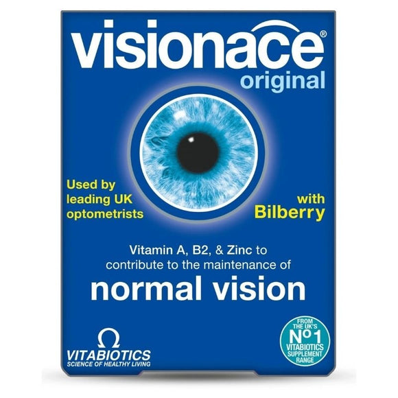Vitabiotics Visionace Tablets 30 Pack - O'Sullivans Pharmacy - Vitamins - 5021265222605