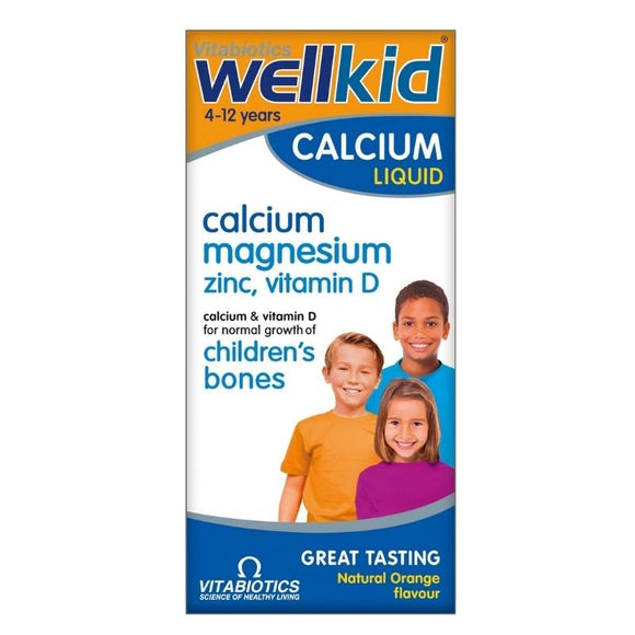 Vitabiotics Wellkid Calcium Liquid 150ml - O'Sullivans Pharmacy - Vitamins -