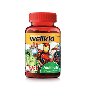 Vitabiotics Wellkid Marvel Multi Vits Soft Jellies 50 Pack - O'Sullivans Pharmacy - Vitamins - 5021265250745