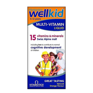 Vitabiotics Wellkid Multi -Vitamin Liquid 150ml - O'Sullivans Pharmacy - Vitamins -