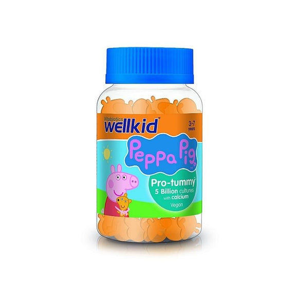 Vitabiotics Wellkid Peppa Pig Pro Tummy Pastilles 30 Pack - O'Sullivans Pharmacy - Vitamins -