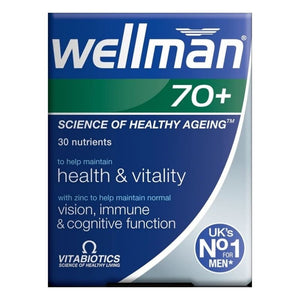 Vitabiotics Wellman 70+ - O'Sullivans Pharmacy - Complementary Health - 5021265244430