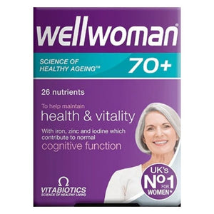 Vitabiotics Wellwoman 70+ Tablets 30 Pack - O'Sullivans Pharmacy - Complementary Health - 5021265244447
