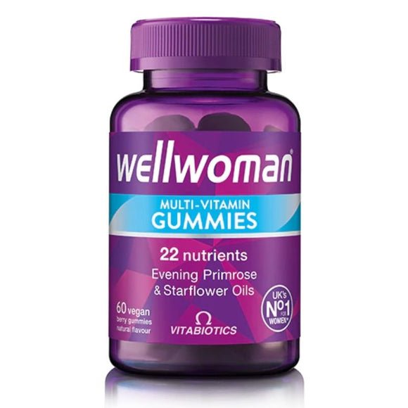 Vitabiotics Wellwoman Gummies 60 Pack - O'Sullivans Pharmacy - Vitamins - 5021265249503
