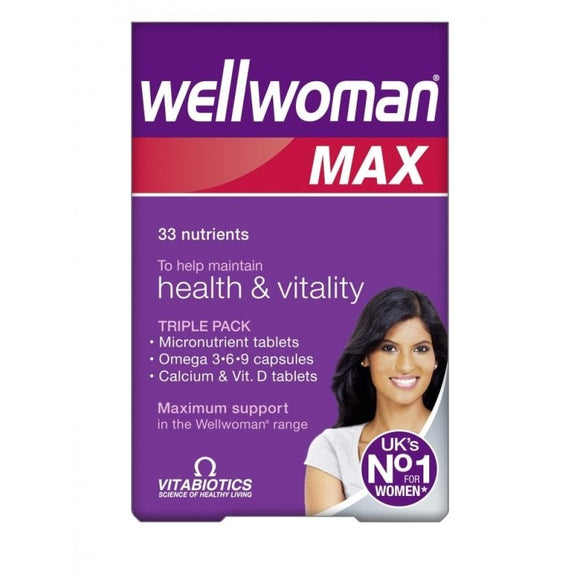Vitabiotics Wellwoman Max Capsules & Tablets 84 Pack - O'Sullivans Pharmacy - Vitamins - 5021265246298