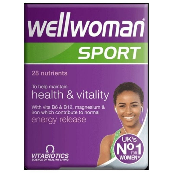 Vitabiotics Wellwoman Sports & Fitness Tablets 30 Pack - O'Sullivans Pharmacy - Complementary Health - 5021265243389