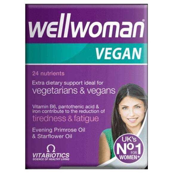 Vitabiotics Wellwoman Vegan - O'Sullivans Pharmacy - Complementary Health - 5021265248421