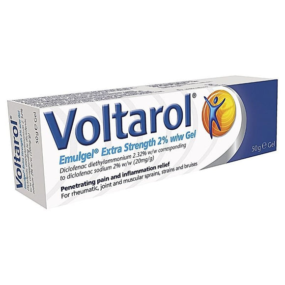 Voltarol Emulgel Extra Strength Pain Relieving Diclofenac Gel 50g - O'Sullivans Pharmacy - Medicines & Health -