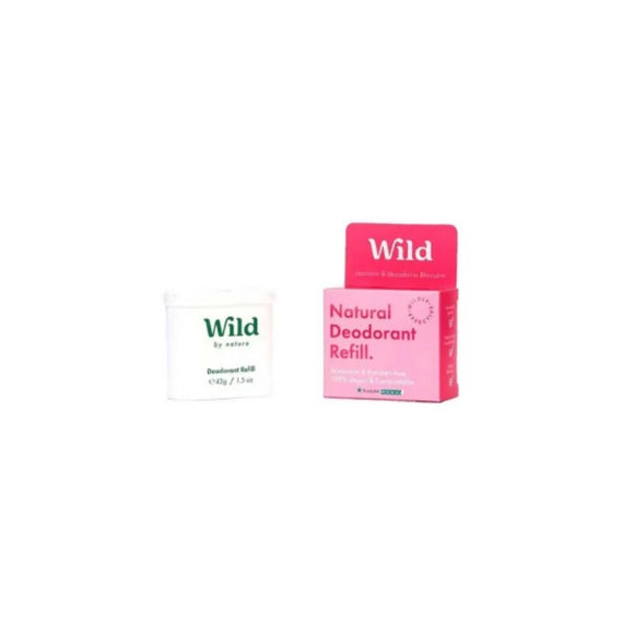 Wild Deodorant Refill Jasmine & Mandarin Blossom 40g - O'Sullivans Pharmacy - Toiletries - 5065003990586
