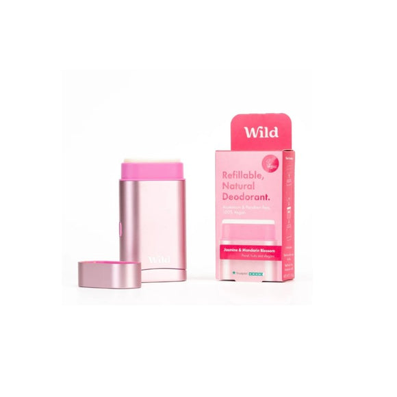 Wild Pink Case and Jasmine & Mandarin Blossom Deodorant Refill - Starter Pack - O'Sullivans Pharmacy - Toiletries - 5065003990548