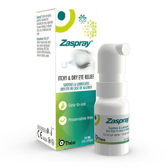 Zaspray Itchy & Dry Eye Relief 10ml - O'Sullivans Pharmacy - Medicines & Health - 8034135273116