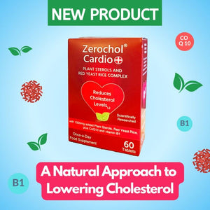 Zerochol Cardio+ Tablets 60 Pack - O'Sullivans Pharmacy - Vitamins - 5425020405638